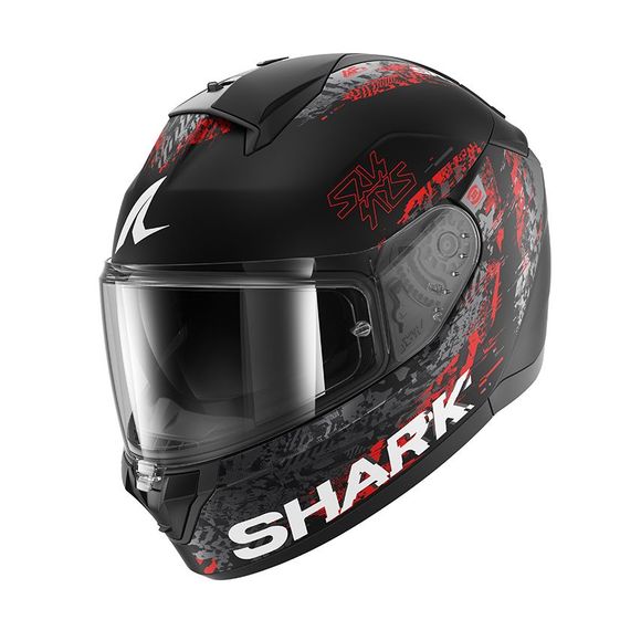 Shark RIDILL 2 Full-Face Helmet - SPEED-VIB - Black / RedRef: SH1848