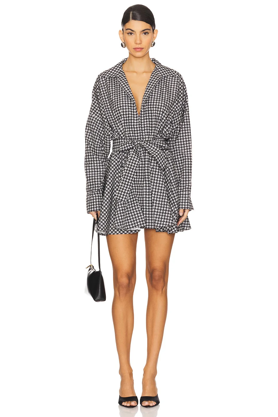 Oversized Shirt Flared Mini Dress