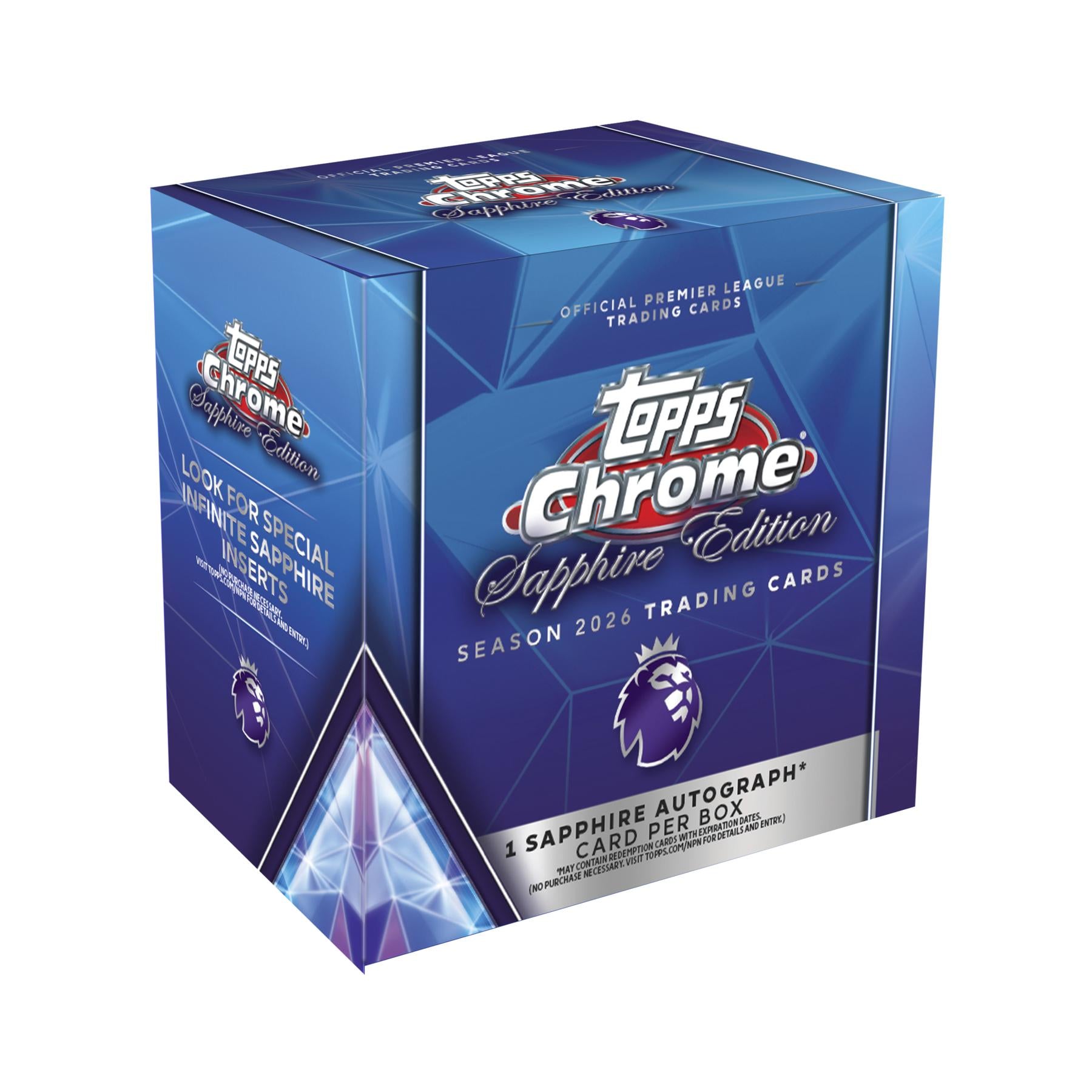 2026 Topps Chrome Premier League EPL Soccer Sapphire Edition