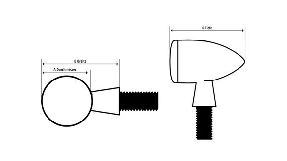 Shin Yo LED Number 1 Mini Universal Tail LightRef: Shyo00092A / 1107783