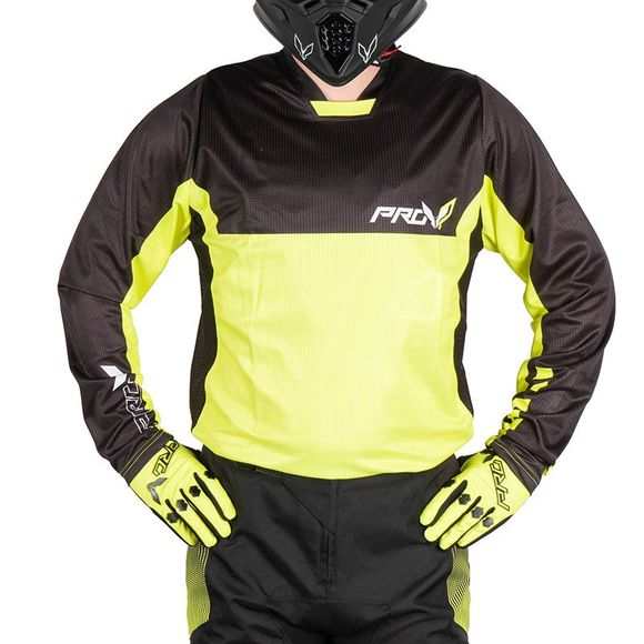 Maillot cross Prov HOLESHOT YELLOW 2026 - JauneRef : POV0051