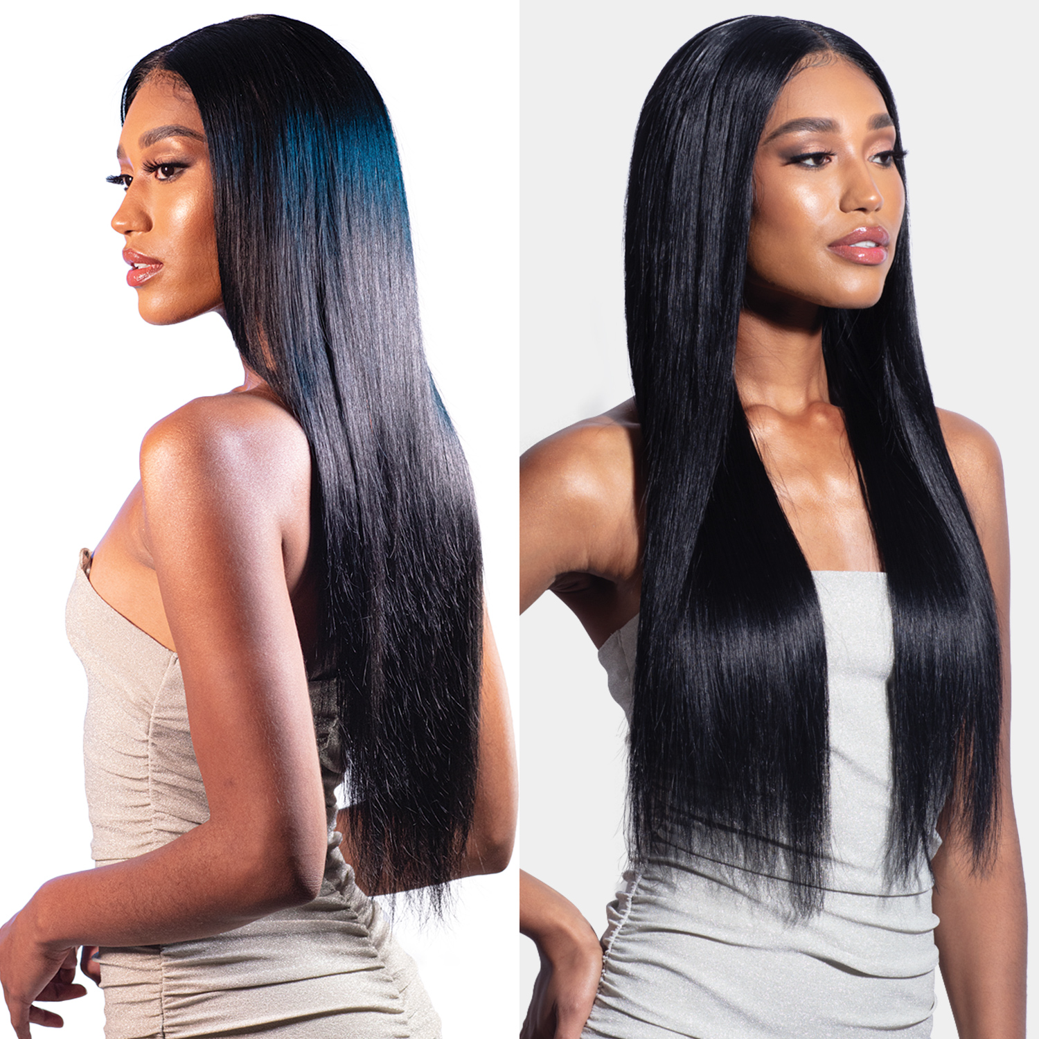 Shake-N-Go Virgin Remy Hair Glossy HD Lace Closure 4X4 Straight 12
