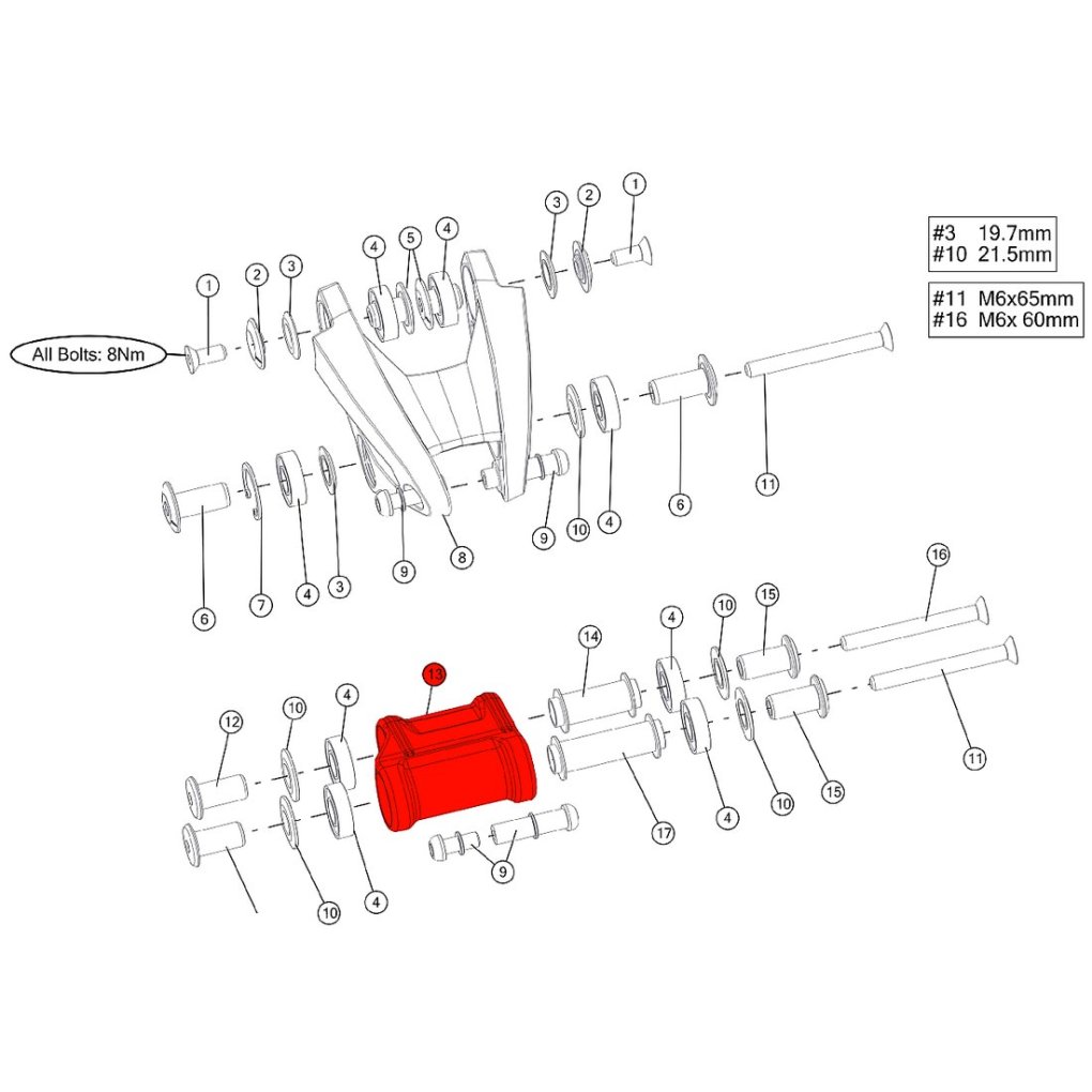 BMC Lowerlink for Speedfox & Agonist as from 2018 - 301192