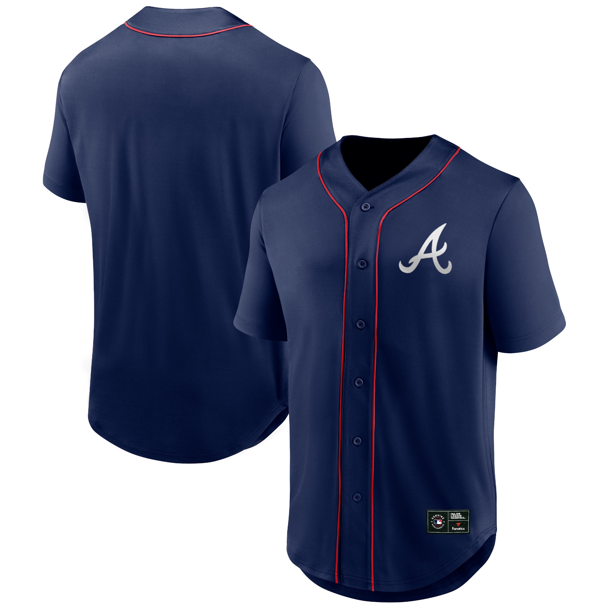 Atlanta Braves Fanatics Foundation MLB Fan Jersey Navy