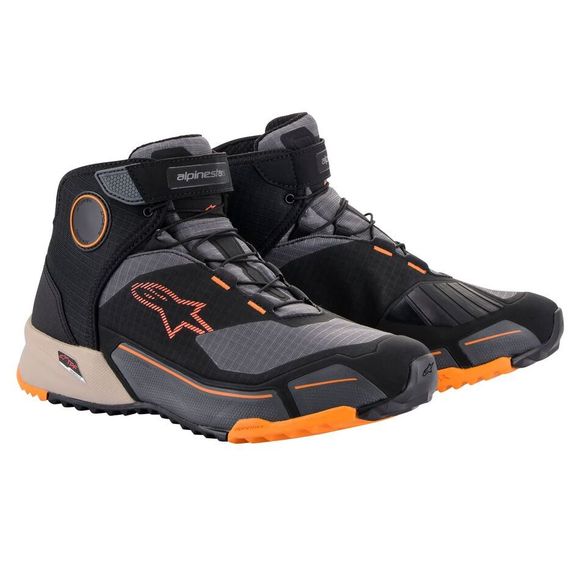 Alpinestars Cr -X Drystar Motorcycle Sneakers - Black / OrangeRef: AP12637-C61021