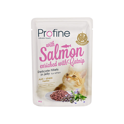Profine Kitten - Fillets In Jelly - Cat food - Salmon - 24 x 85 g