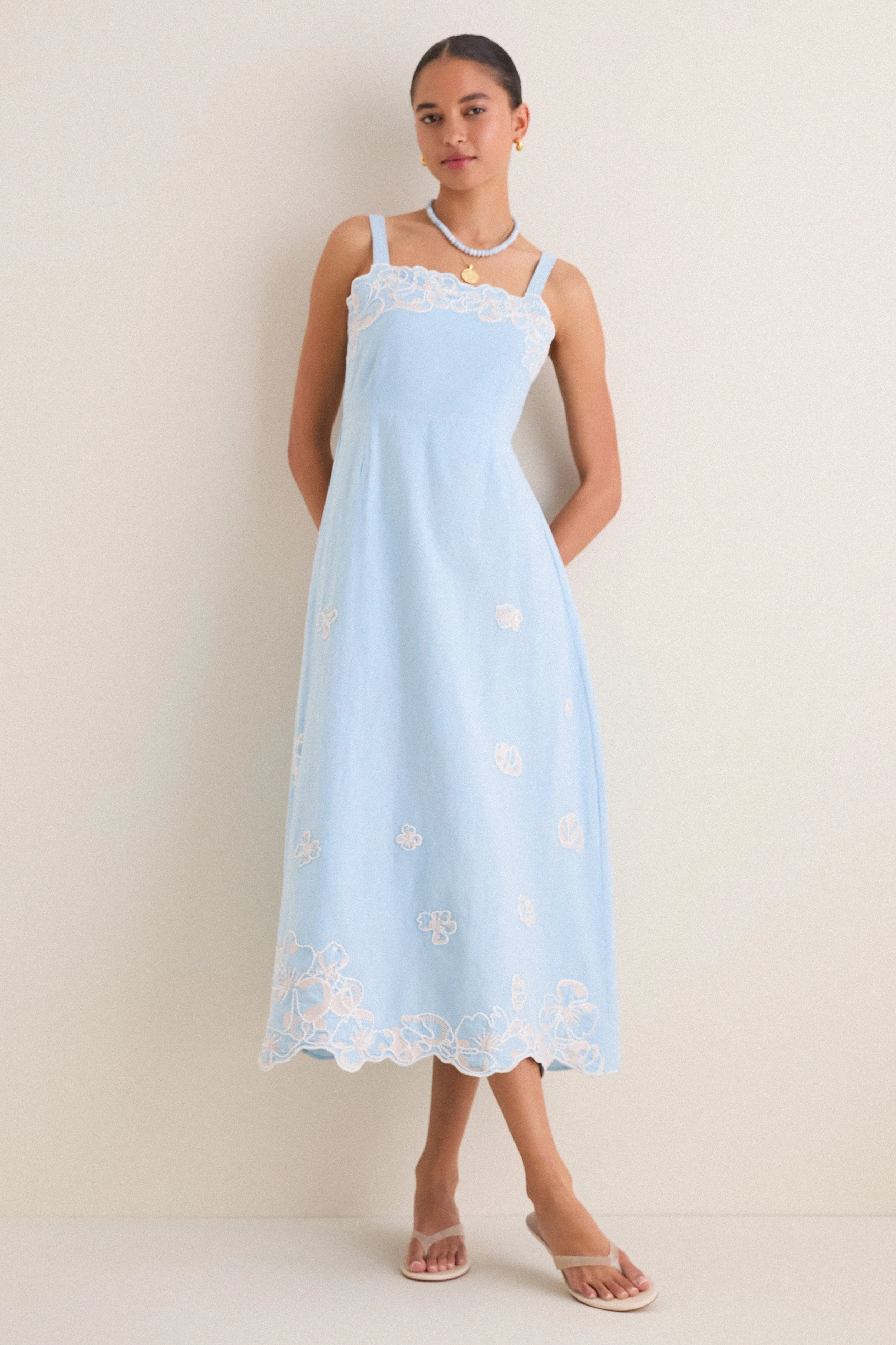 Glacier Lake Marceline Midi Dress