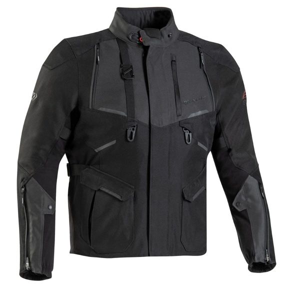 Ixon EDDAS Motorcycle Jacket - PLUS SIZES - Black / GreyRef: IX1604
