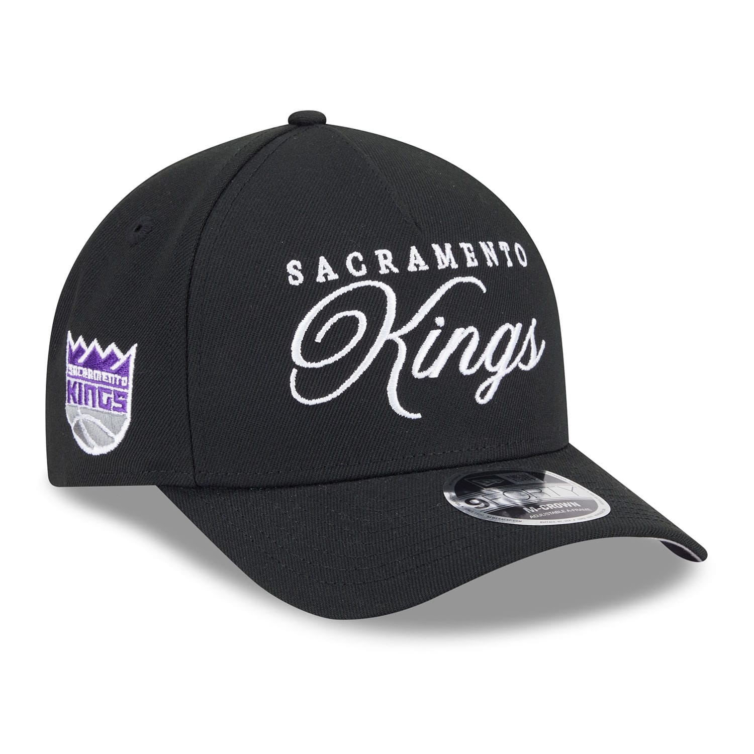 Sacramento Kings 2025 NBA Draft 9FORTY M-Crown A-Frame Snapback Cap Black