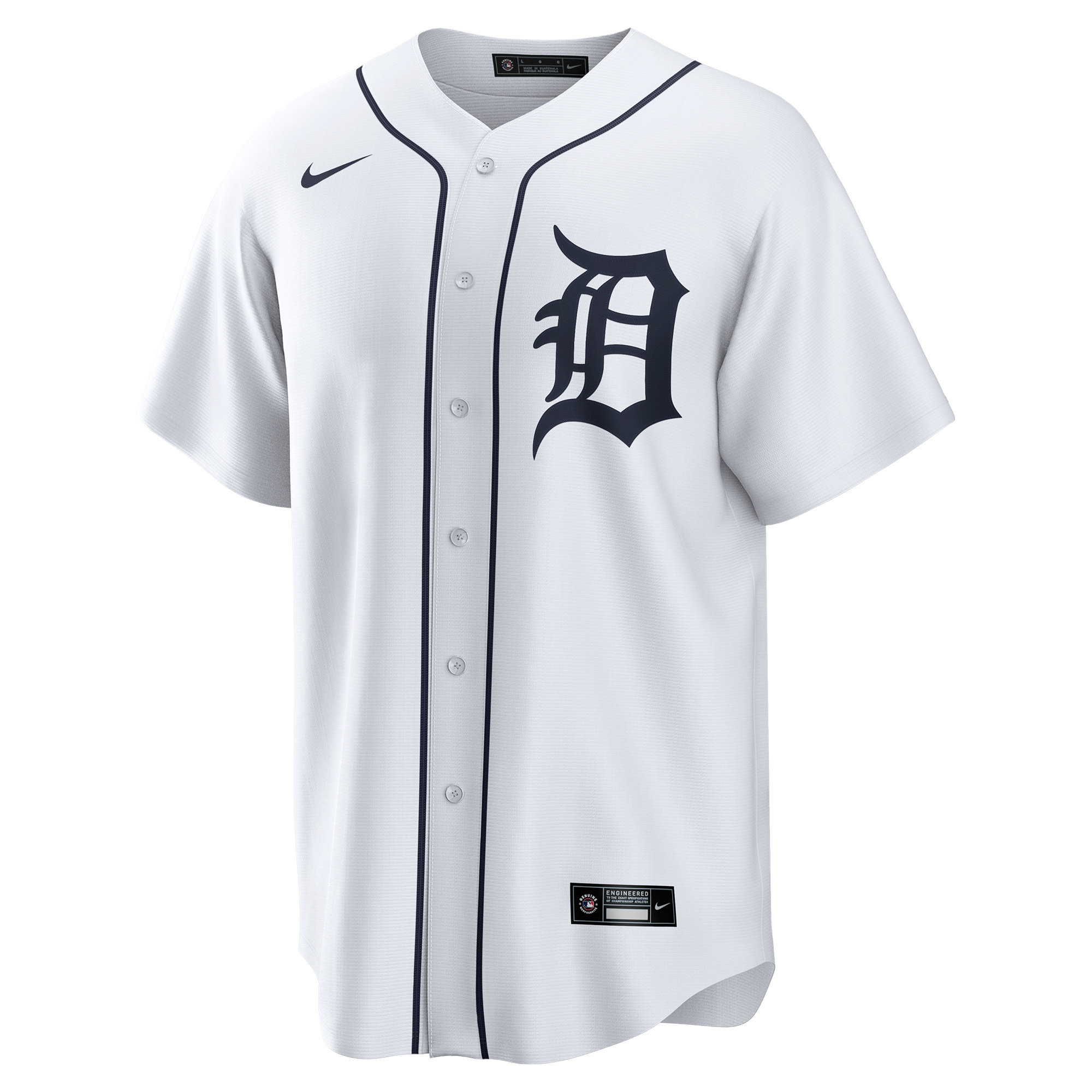 Detroit Tigers Nike MLB Home Jersey White