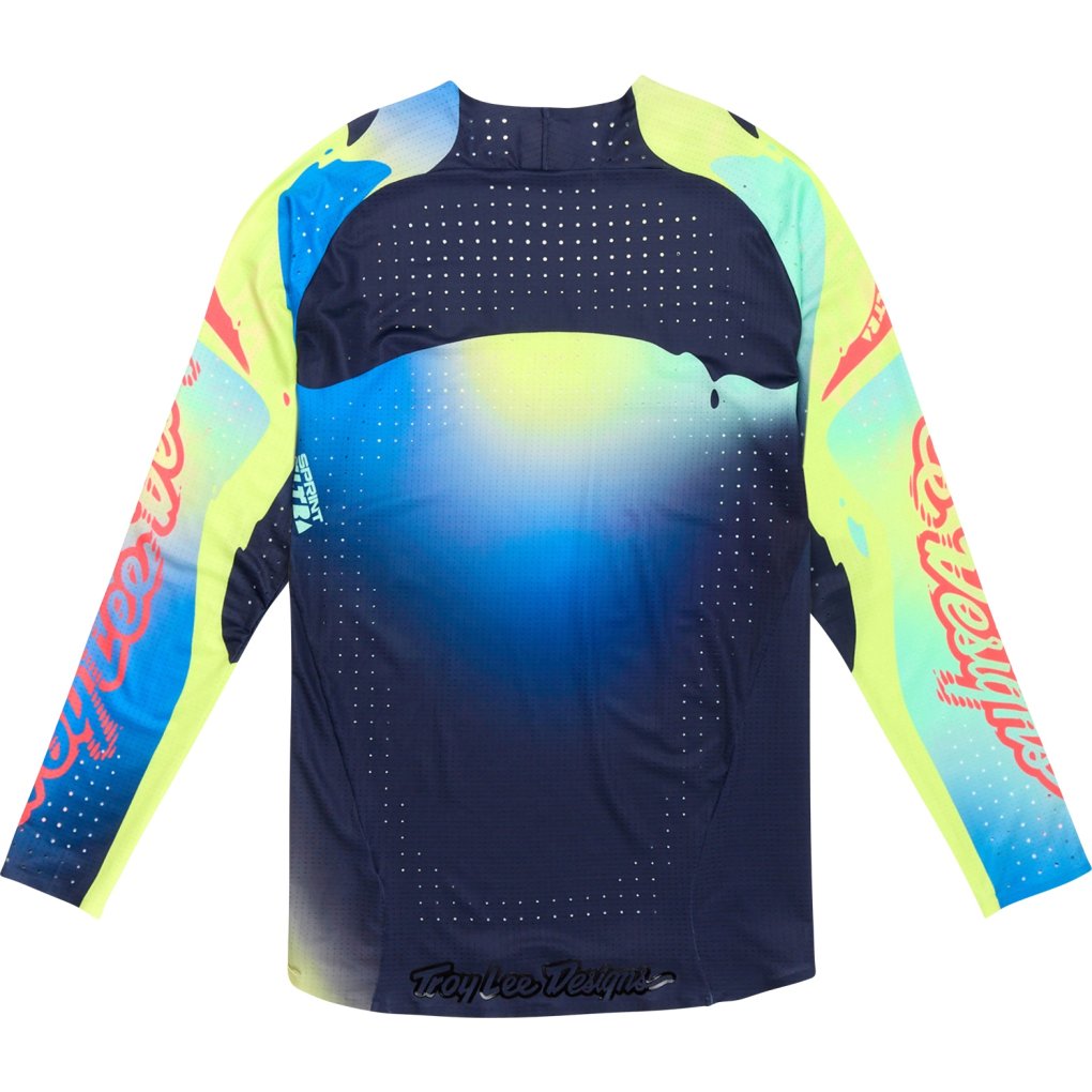 Troy Lee Designs Sprint Ultra Long Sleeve Jersey Men - Drip Glo Yellow