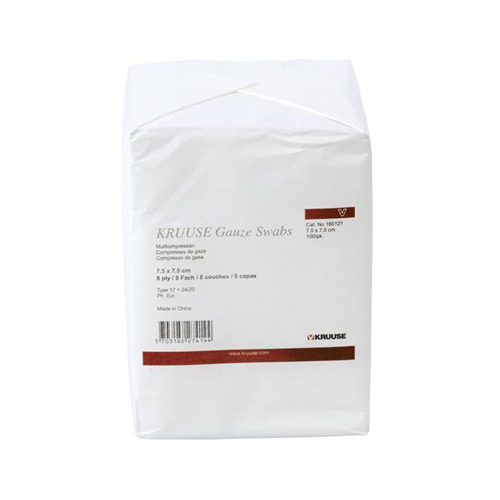 Kruuse Hydrophilic Gauze Pad - 5 x 5 cm - 100 pieces