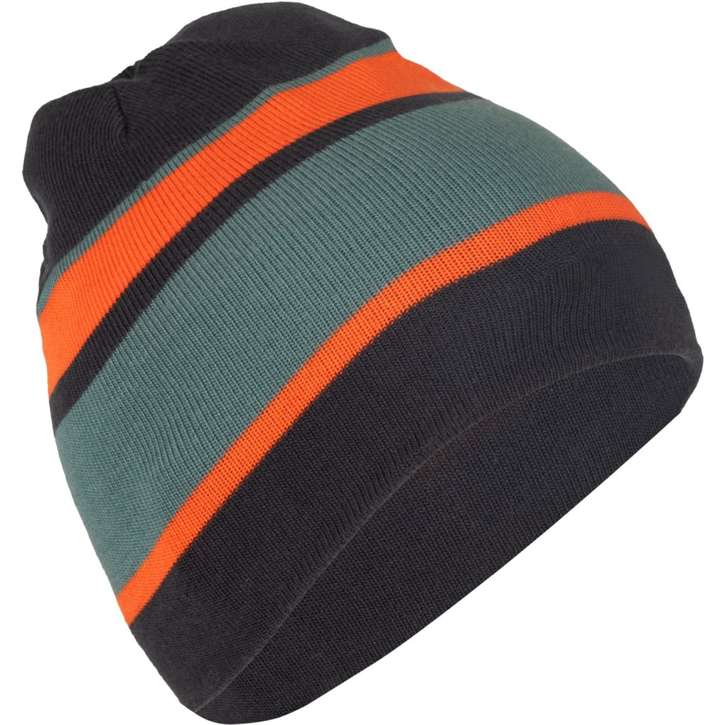 Trollkids Nordland Reversible Cap Kids - Black/Stormy Blue/Flame Orange