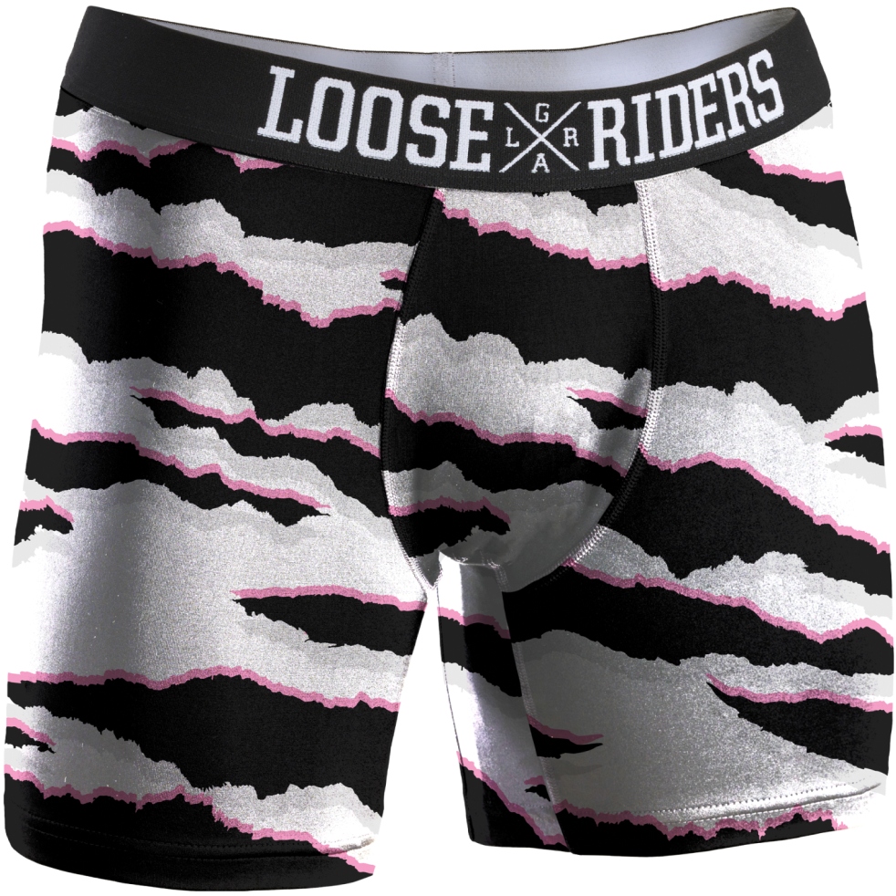 Loose Riders Boxer Briefs Men - 2-Pack - Shred white