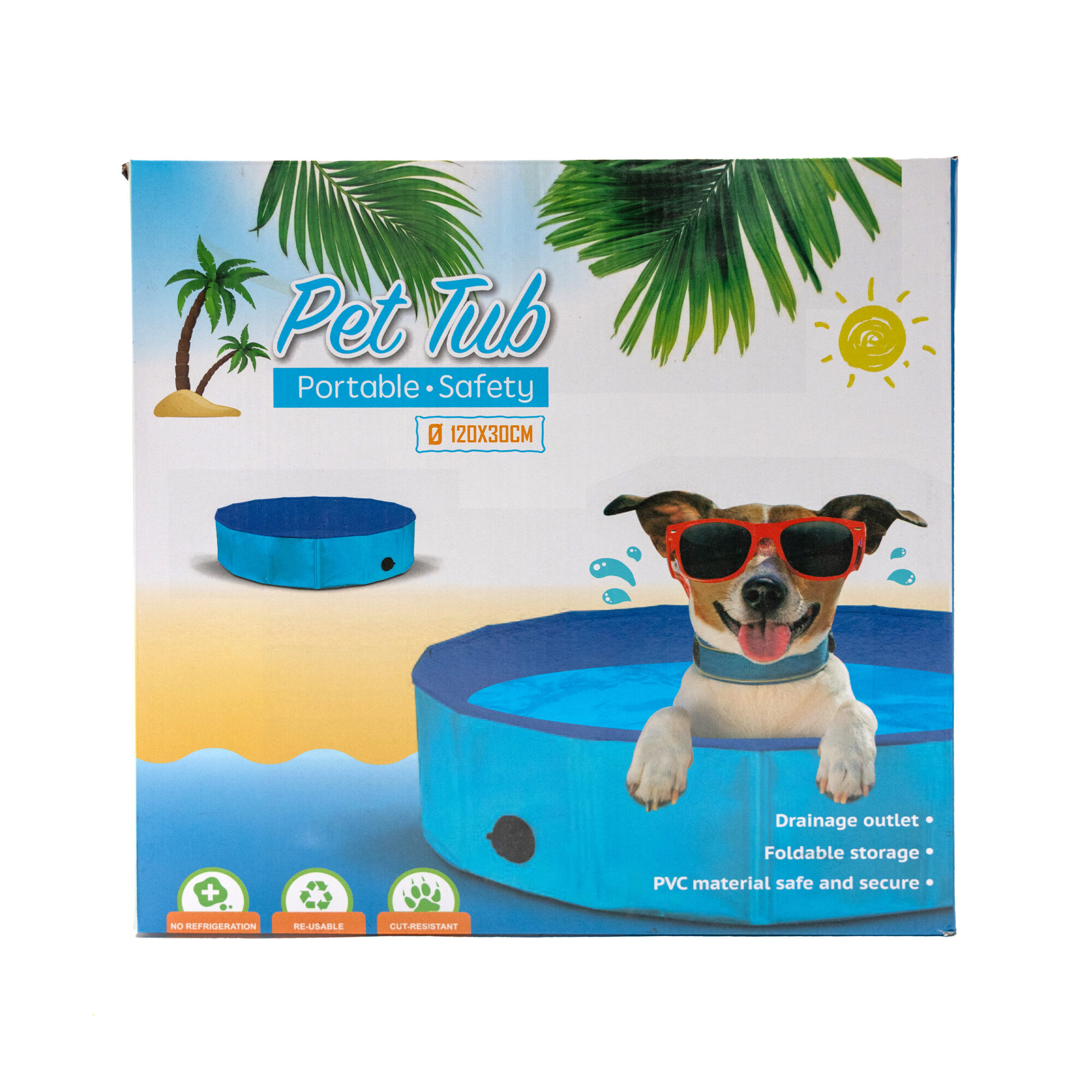 Aquavibes Dog Paddling Pool - S