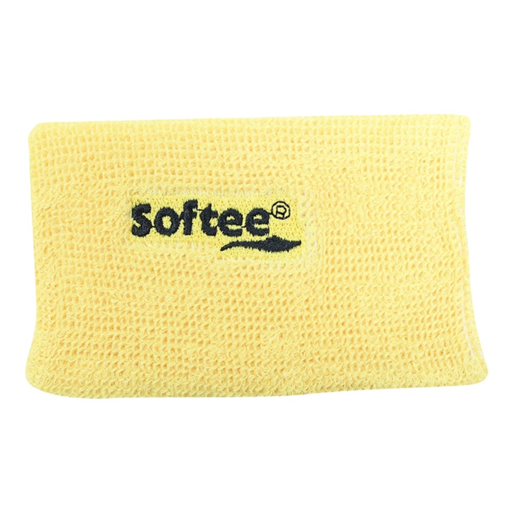 SOFTEE WIDE WRISTBAND YELLOW