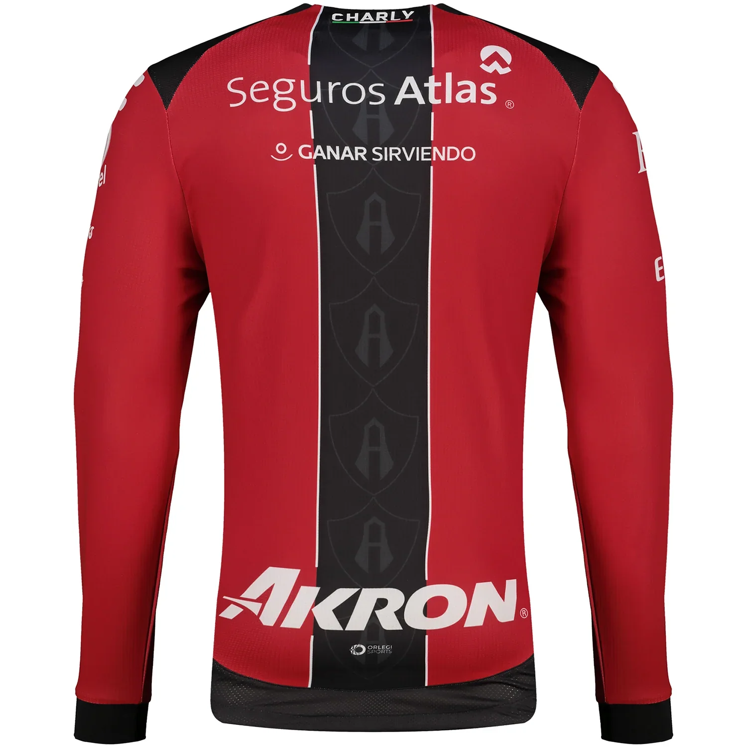 Charly Atlas 25/26 Long Sleeve Home Jersey (Red/Black)