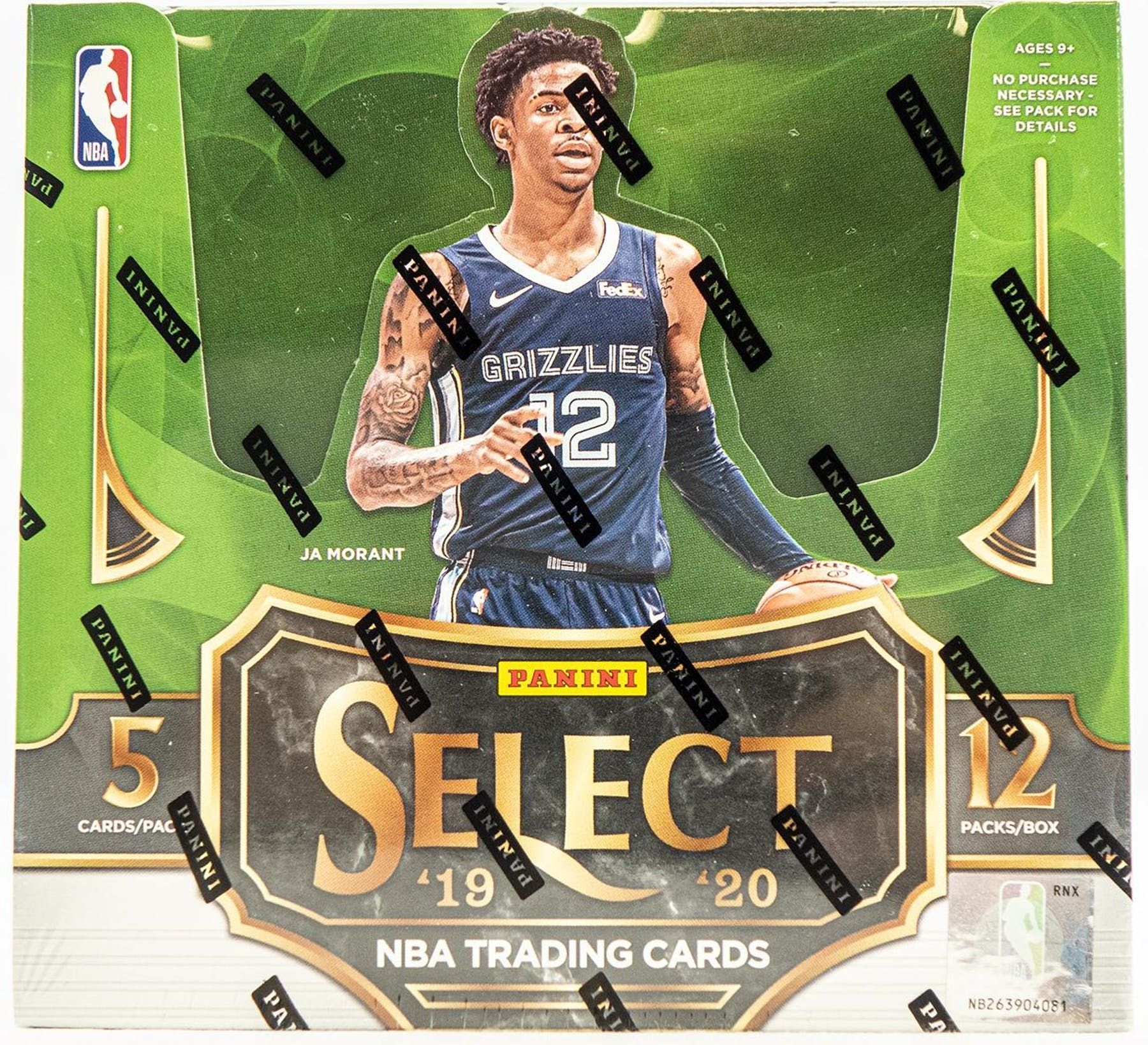 2019/20 Panini Select Basketball Hobby Box NBA