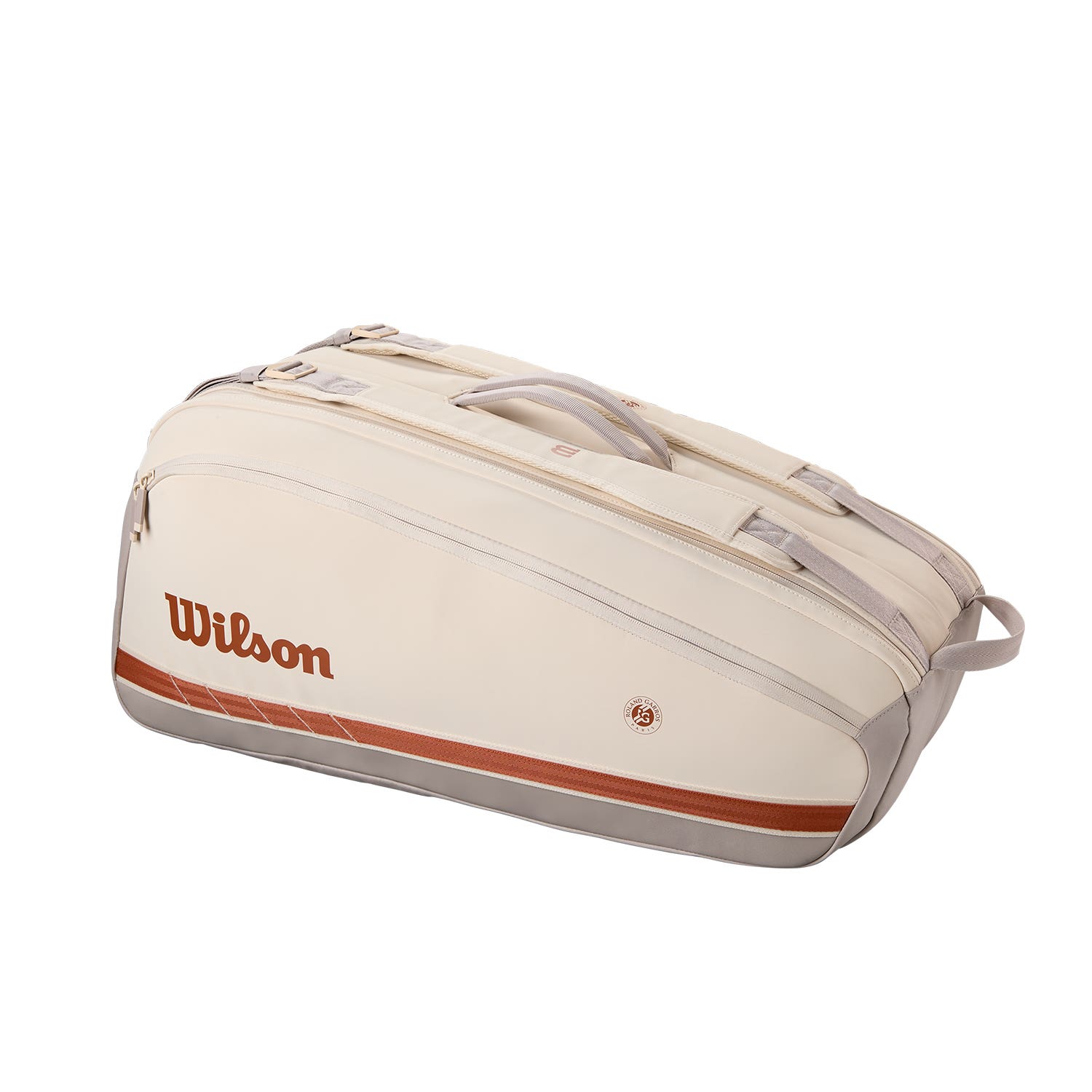 RACKET BAG FOR 9 RACKETS WILSON ROLAND GARROS 2025 SUPER TOUR WR8042901001