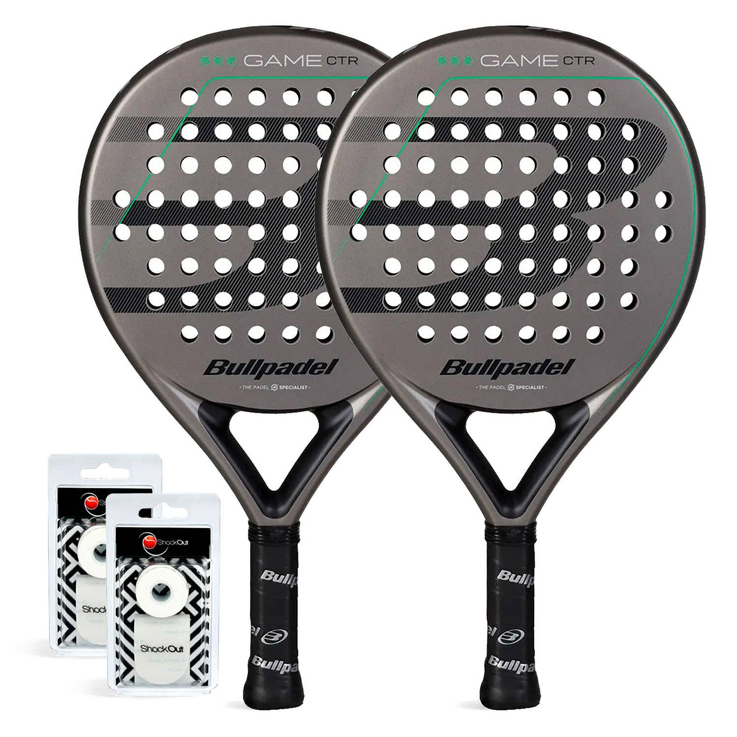 DUO PACK BULLPADEL GAME CONTROL GREY