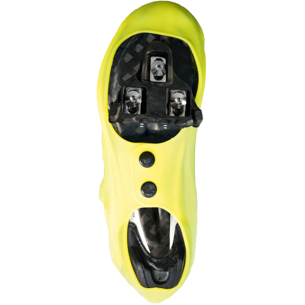 veloToze Silicone Tall Shoe Covers with Snaps - Viz Yellow