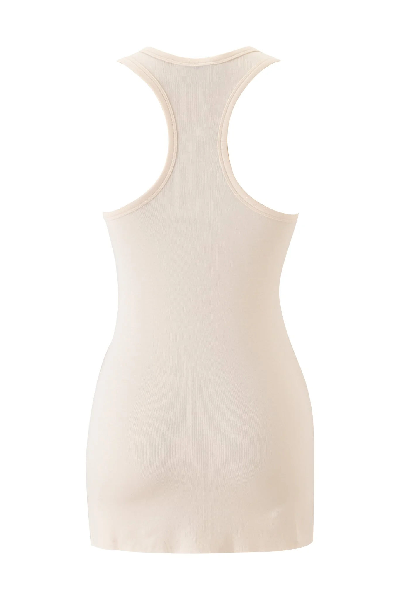 Diamond 2-In-1 Mini Dress - Cream