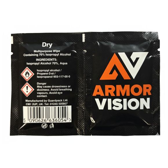 Armor Vision Wipes preparation for hydrophobic filmRef : AMV0005 / AVAW01