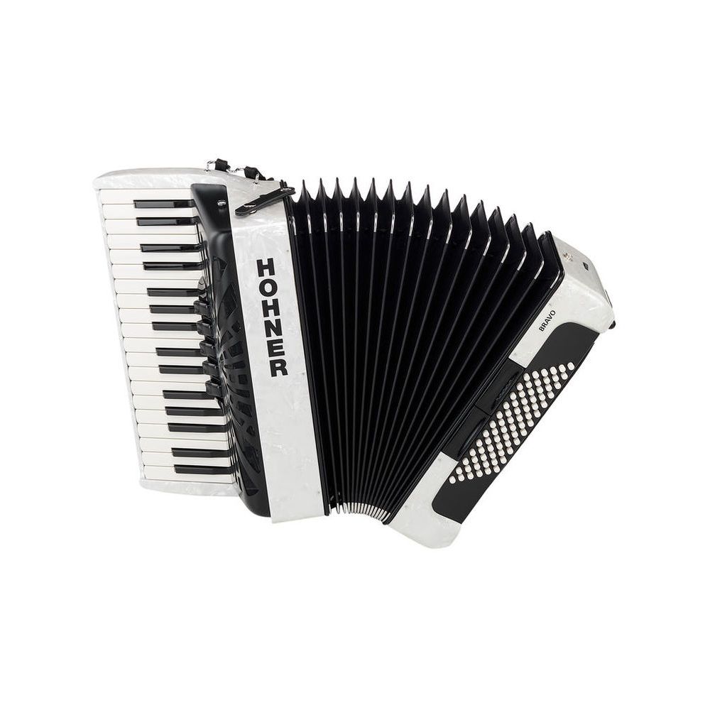 Hohner Bravo III 72 White silent key – Thomann Ireland