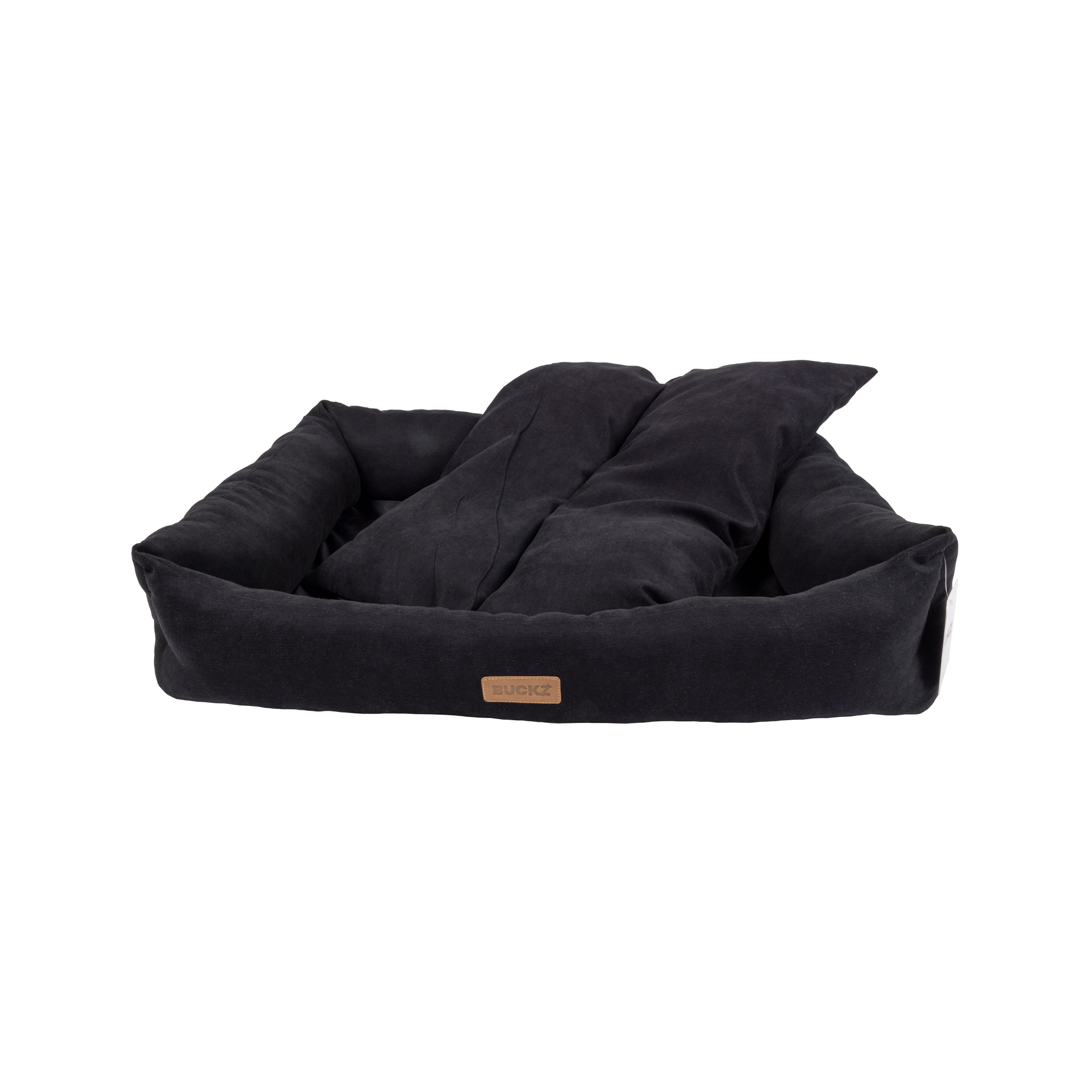 Buckz Dog Basket - Black - S