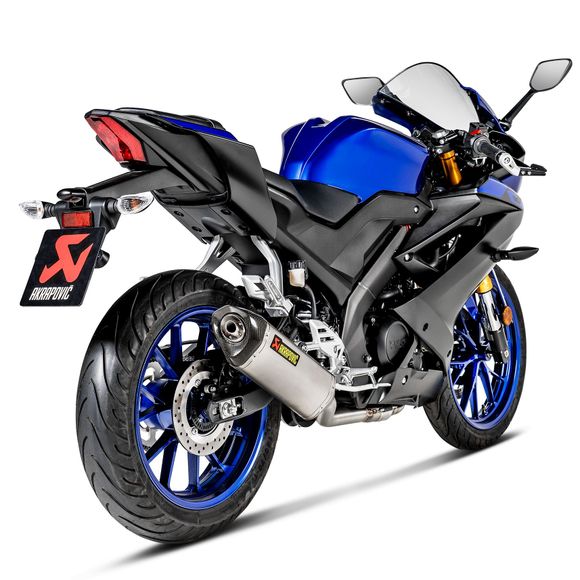 Ligne Complète Akrapovic Racing Titane embout carboneRef : S-Y125R6-HZT / 18102660
