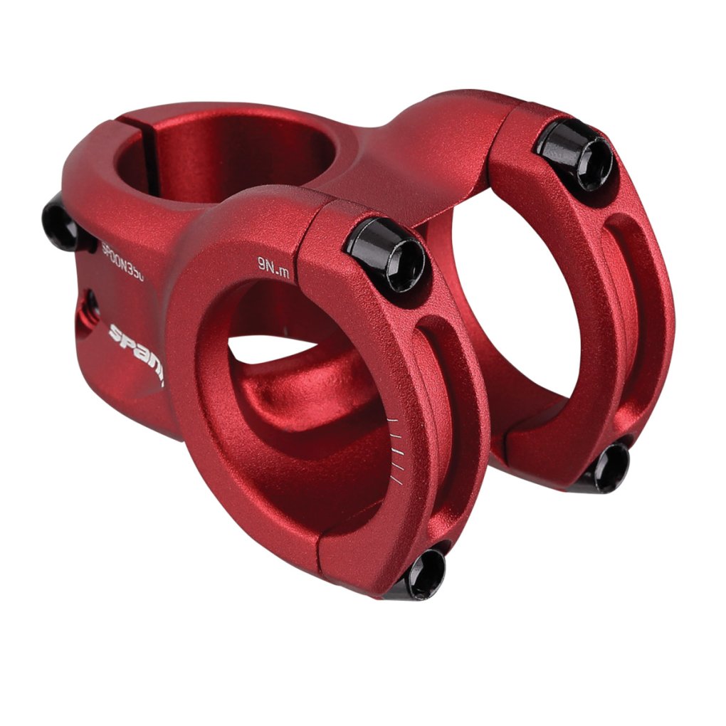 Spank Spoon 350 Stem - 35mm - red