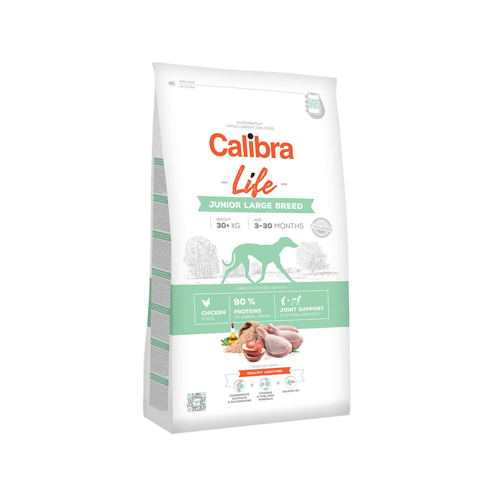 Calibra Dog Life Junior Large Breed - Chicken - 12kg
