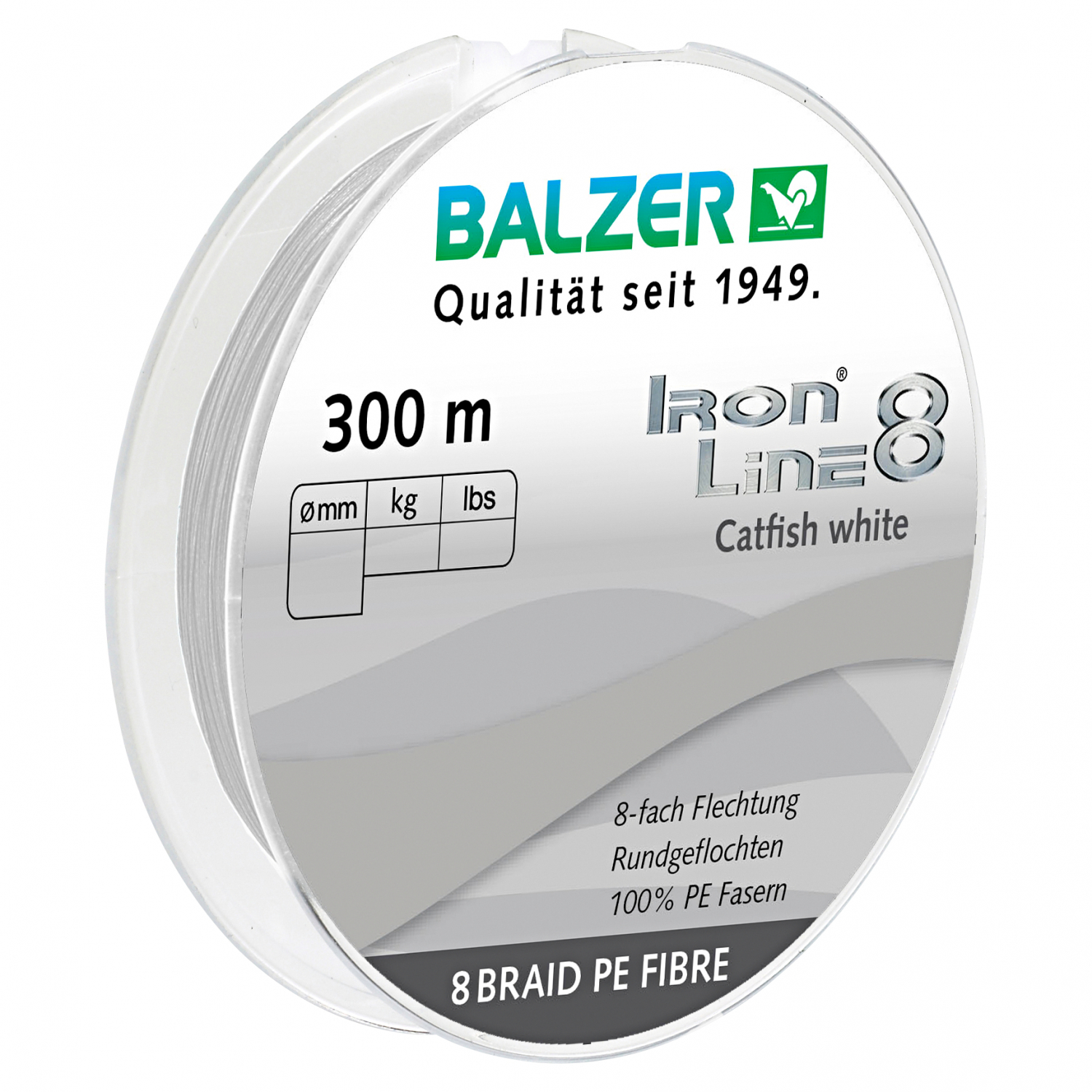 Balzer Fishing Line Iron Line Catfish (white, 300 m)