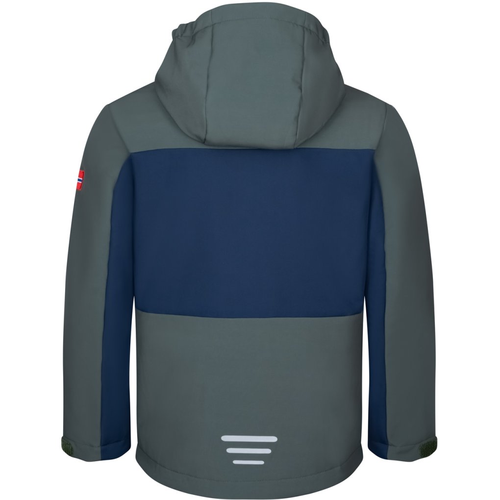 Trollkids Bergsfjord Jacket Kids - Ivy/Navy