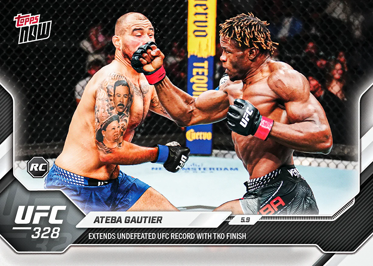 Ateba Gautier - 2026 UFC Topps NOW® - Card 17 - PR: 1399