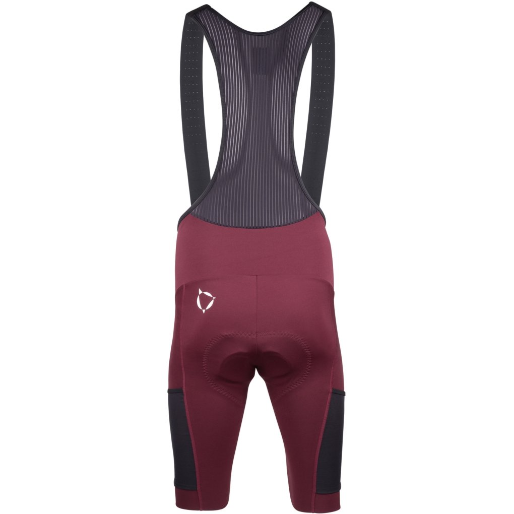 Nalini Gravel Bib Shorts Men - red wine 4100