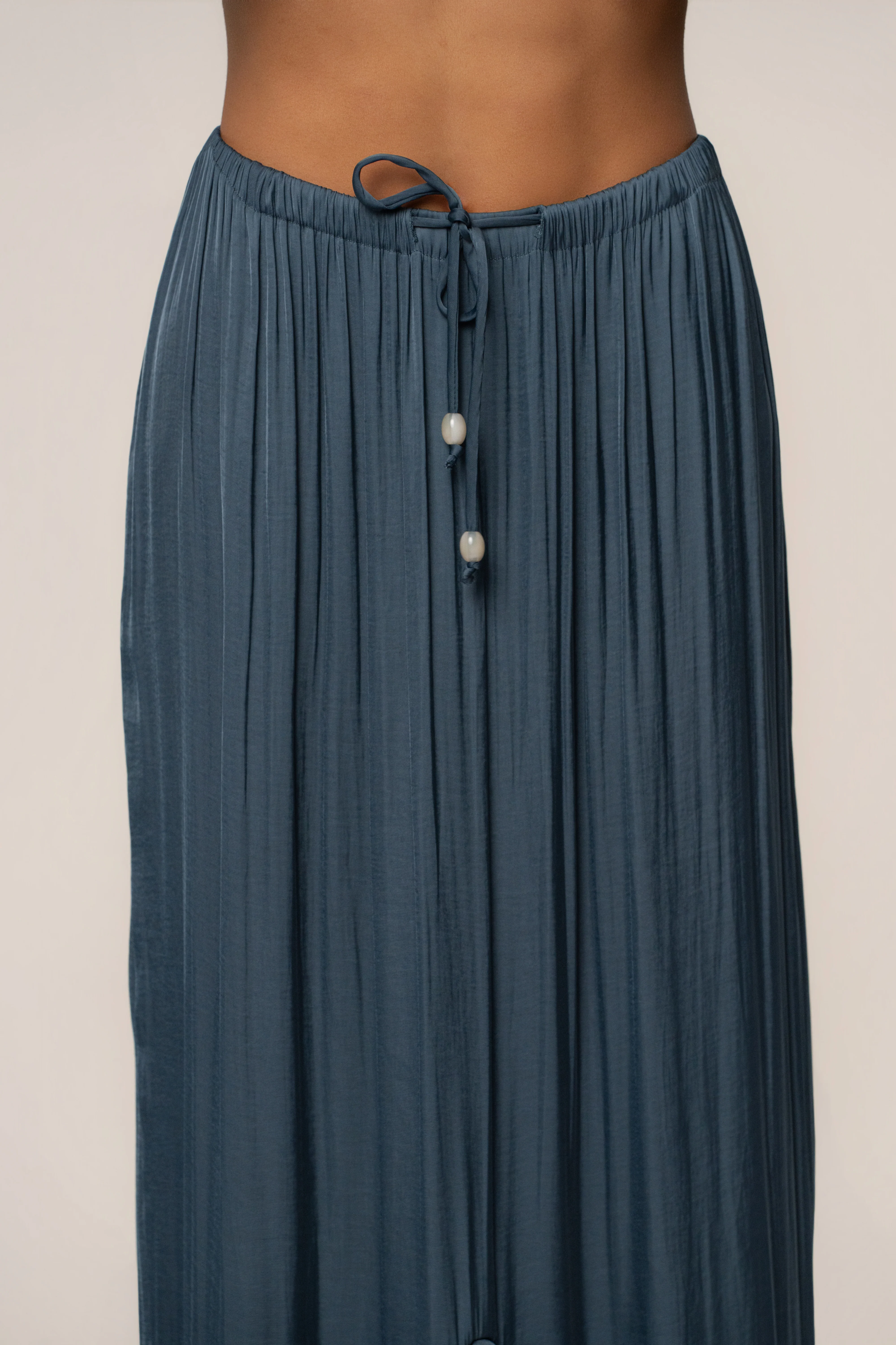 Teal Sun And Sand Maxi Skirt