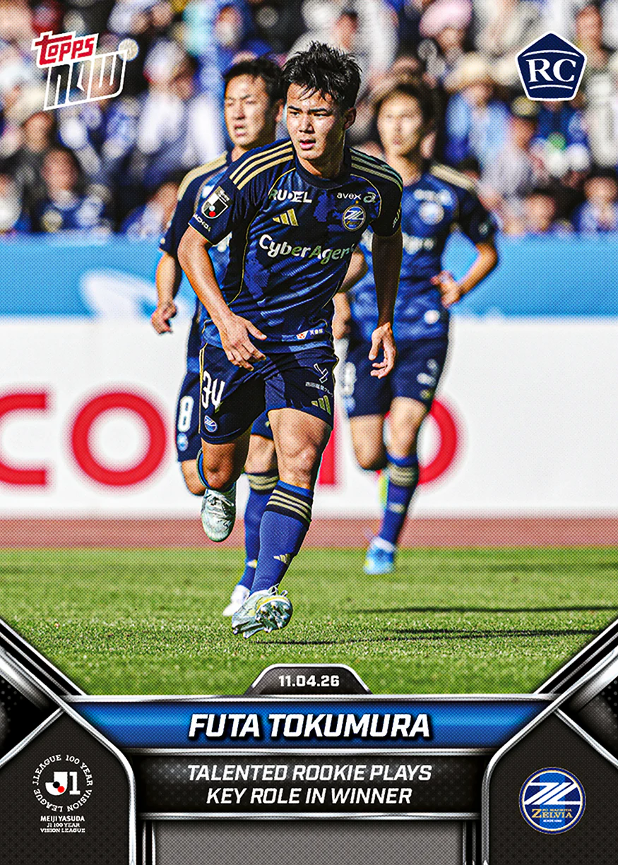 Futa Tokumura - 2026 J.League® Topps NOW® - Card 9