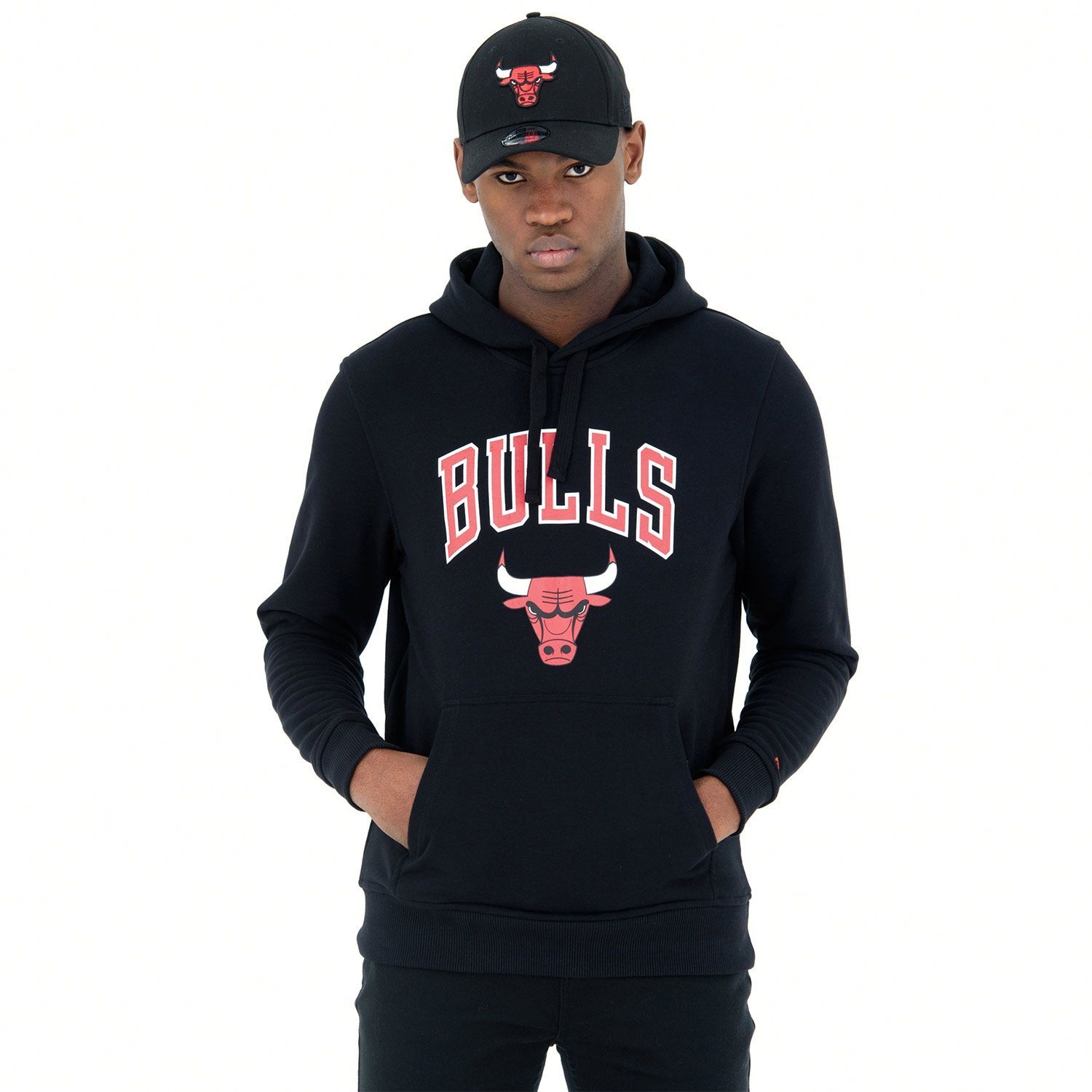 Chicago Bulls Team Logo Hoodie New Era NBA Sweatshirt