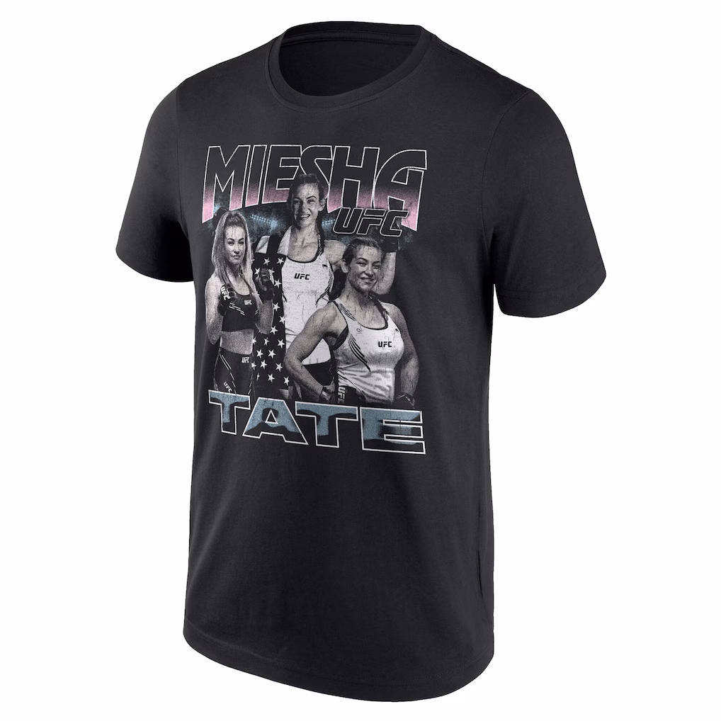 UFC Miesha Tate Graphic T-Shirt - Black - Mens