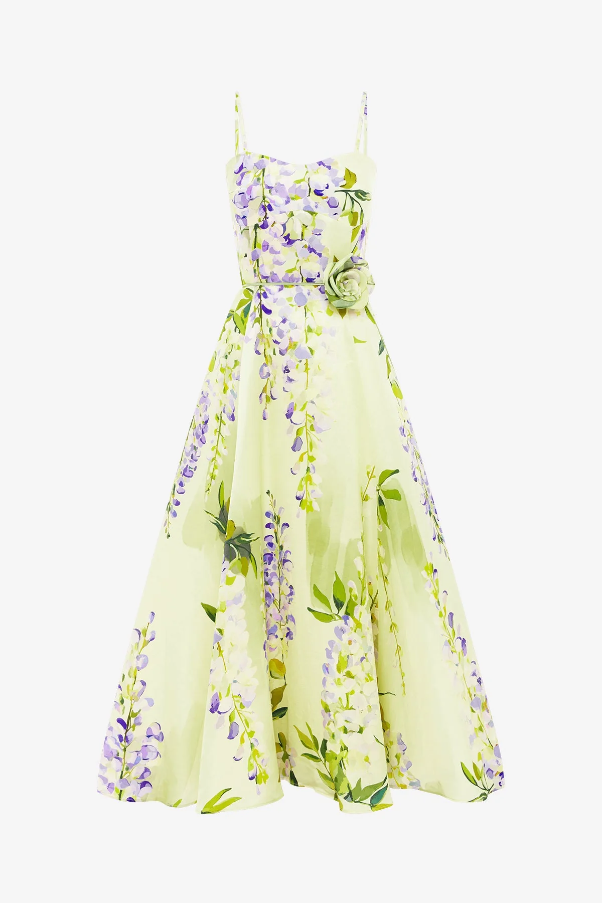 Mariela Midi Dress - Wisteria Print