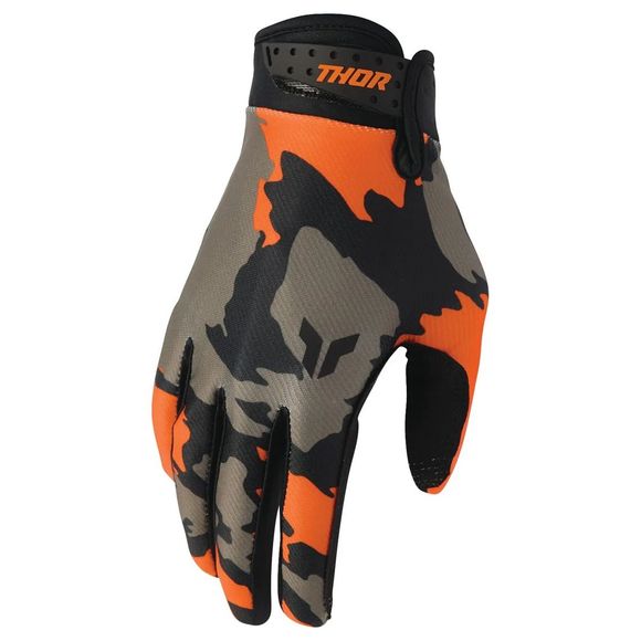 Thor Launch cross Gloves - Hunter 2025 - Orange / BlackRef: TO3298