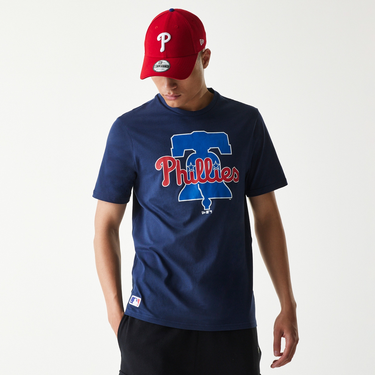 Philadelphia Phillies Team Logo New Era MLB T-Shirt Navy