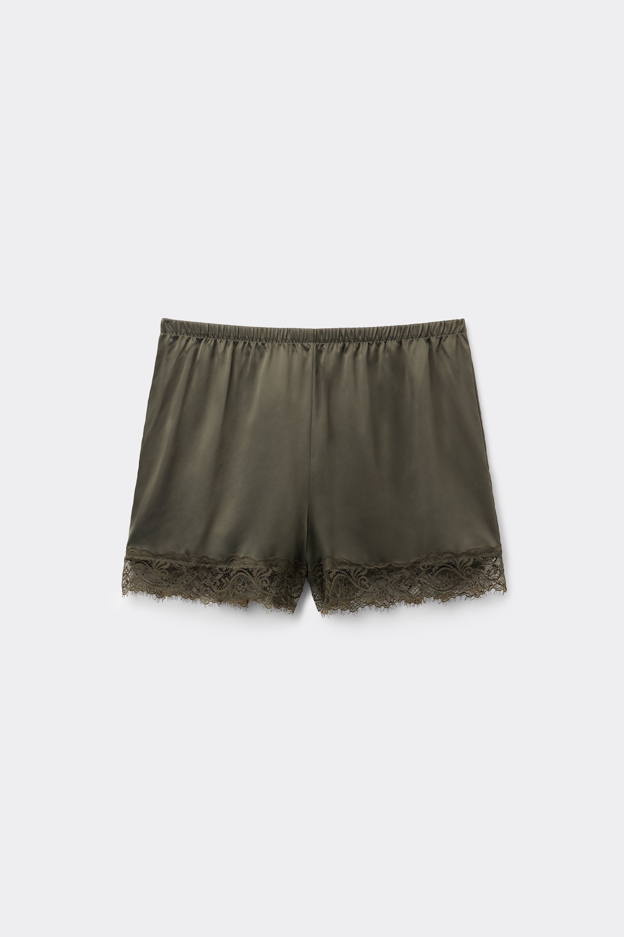 Satin and Lace Shorts