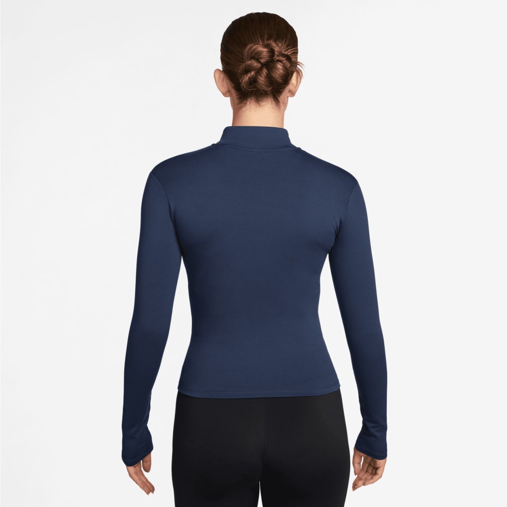 Nike One Dri-FIT Fitted Jacket Women - midnight navy/white IM7046-410