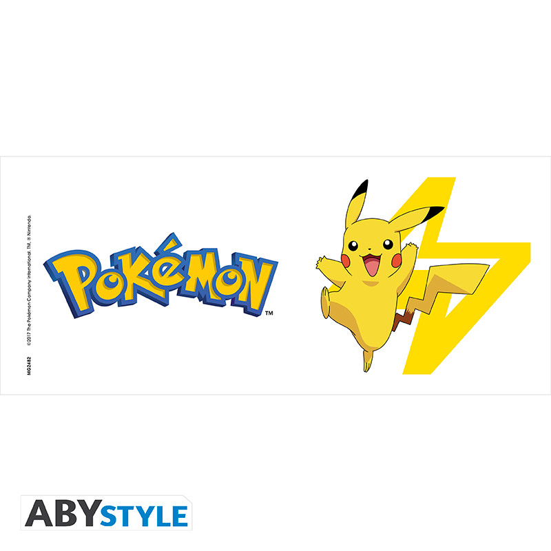 POKEMON Mug Logo & Pikachu