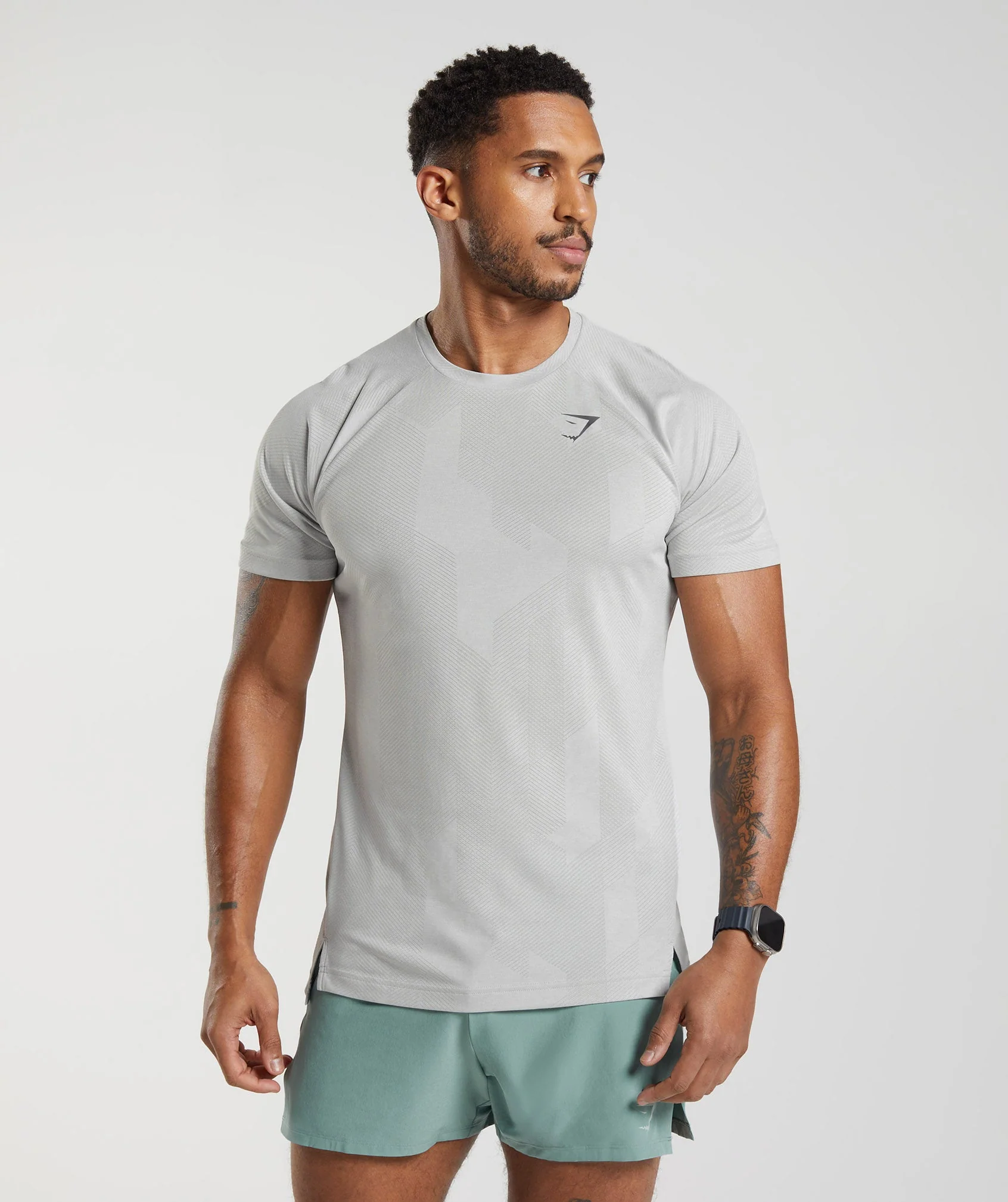 Apex T-Shirt Light Grey/Smokey Grey
