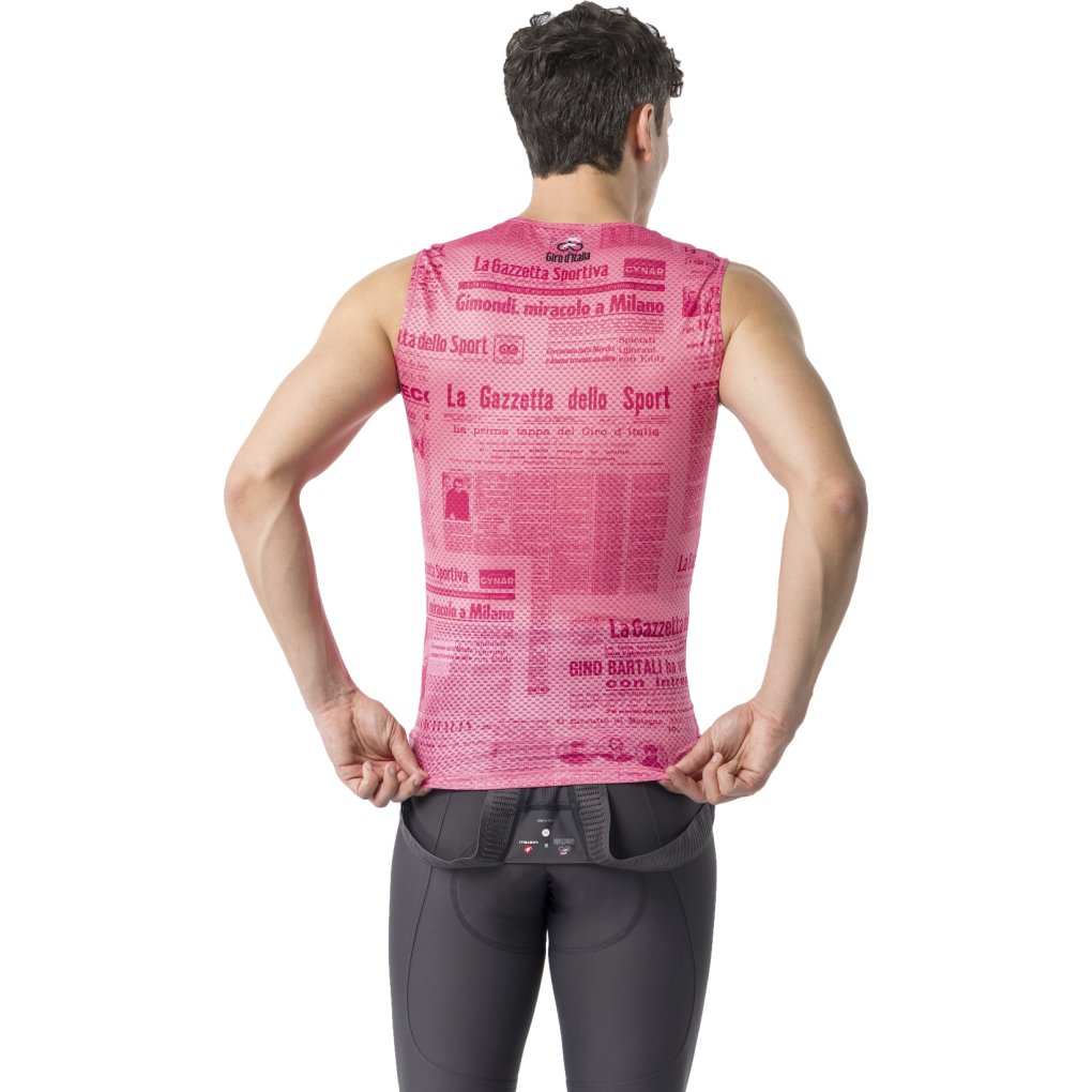 Castelli Giro d'Italia Gazzetta Dello Sport Base Layer Men - pink round 025