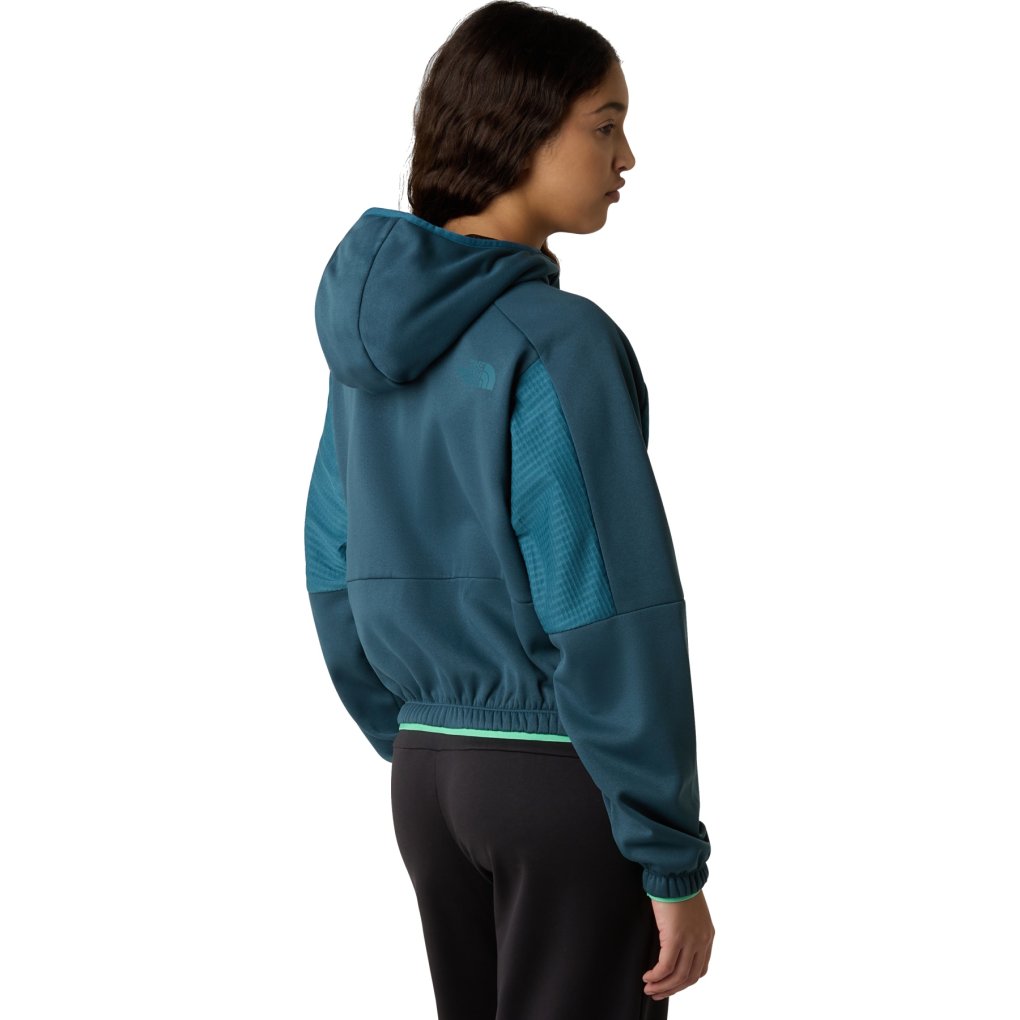 The North Face Mountain Athletics Hooded Fleece Jacket Women - Deep Cypress/Space