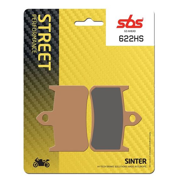 SBS 622HS Sintered Metal Front Brake PadsRef: 622HS / 622070